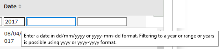 Column head filter options example 2